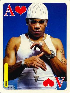 2005 Bravo Star Playing Cards (Romania) #A♥ Nelly Front