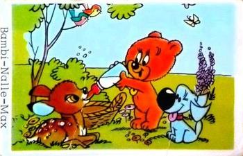 1966 Dutch Gum Fairy Tales & Good Friends #NNO Bambi - Nalle - Max Front