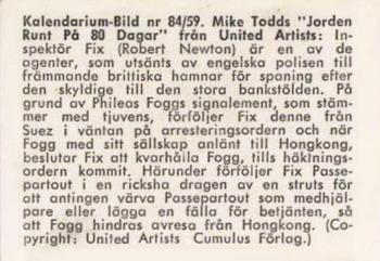 1959-61 Kalendarium-Bild Film Stars (Sweden) #84 Robert Newton in 
