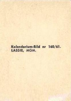 1959-61 Kalendarium-Bild Film Stars (Sweden) #160 Lassie Back