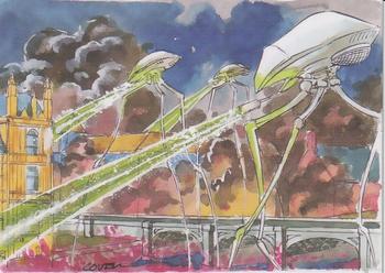 2013 Cult-Stuff War of the Worlds - Promos #P4 Green Rays over Bridge Front
