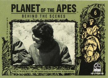 2005 Rittenhouse Planet of the Apes Behind the Scenes #6 Arriving on Set Back