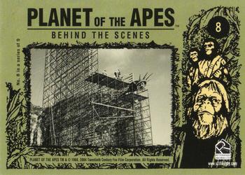2005 Rittenhouse Planet of the Apes Behind the Scenes #8 Setting the Scene Back