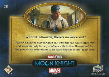2023 Upper Deck Marvel Moon Knight - Sand #38 Without Khonshu, There’s No More Suit Back