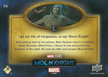 2023 Upper Deck Marvel Moon Knight - Sand #54 As My Fist Of Vengeance, As My Moon Knight Back