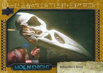 2023 Upper Deck Marvel Moon Knight - Sand #81 Khonshu’s Head Front