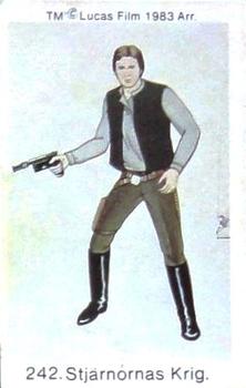 1983 Dutch Gum Star Wars #242 Han Solo Front