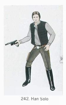 1983 Dutch Gum Star Wars #242 Han Solo Front