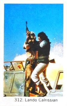 1983 Dutch Gum Star Wars #312 Lando Calrissian Front