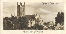 1936 Ogdens Cathedrals & Abbeys #49 Worcester Cathedral Front