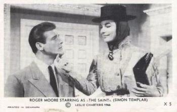 1966 Dutch Gum Helgonet (The Saint) #X 5 Roger Moore Starring as 