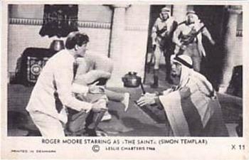 1966 Dutch Gum Helgonet (The Saint) #X 11 Roger Moore Starring as 