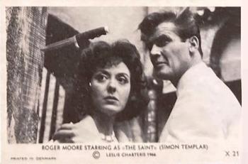 1966 Dutch Gum Helgonet (The Saint) #X 21 Roger Moore Starring as 