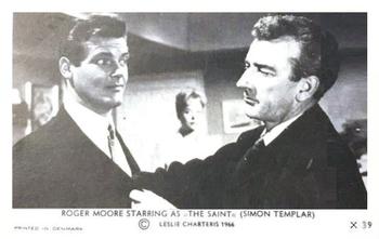 1966 Dutch Gum Helgonet (The Saint) #X 39 Roger Moore Starring as 