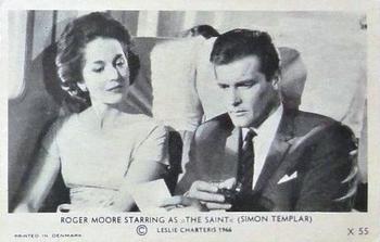 1966 Dutch Gum Helgonet (The Saint) #X 55 Roger Moore Starring as 