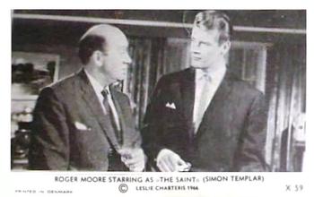 1966 Dutch Gum Helgonet (The Saint) #X 59 Roger Moore Starring as 