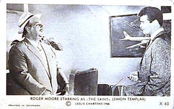 1966 Dutch Gum Helgonet (The Saint) #X 60 Roger Moore Starring as 