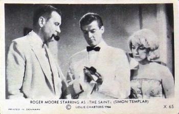 1966 Dutch Gum Helgonet (The Saint) #X 65 Roger Moore Starring as 