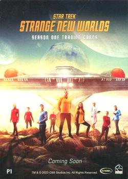 2023 Rittenhouse Star Trek: Strange New Worlds Season One - Promos Gold #P1 Star Trek: Strange New Worlds Back