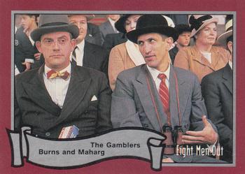 1988 Pacific Eight Men Out #17 The Gamblers Burns and Maharg Front