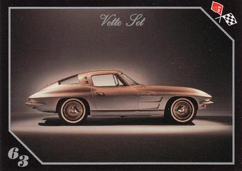1991 Collect-A-Card Vette Set #11 1963  Corvette Sport Coupe Front