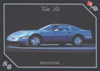 1991 Collect-A-Card Vette Set #70 1988 Corvette Sport Coupe Front