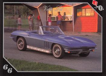 1991 Collect-A-Card Vette Set #20 1966  Corvette Convertible Front