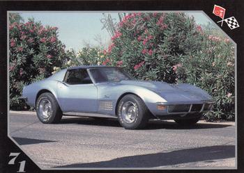 1991 Collect-A-Card Vette Set #31 1971  Corvette Sport Coupe Front