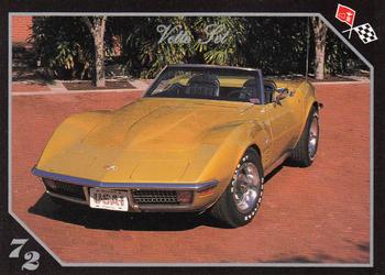 1991 Collect-A-Card Vette Set #35 1972  Corvette Convertible Front