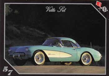 1991 Collect-A-Card Vette Set #5 1957  Corvette Convertible Front