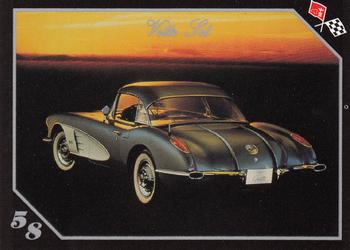 1991 Collect-A-Card Vette Set #6 1958  Corvette Convertible Front