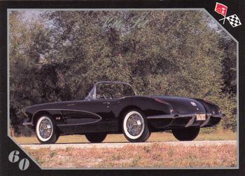 1991 Collect-A-Card Vette Set #8 1960  Corvette Convertible Front