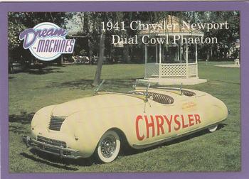 1991-92 Lime Rock Dream Machines #63 1941 Chrysler Newport Dual Cowl Phaeton Front