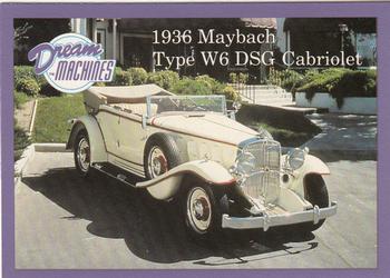 1991-92 Lime Rock Dream Machines #66 1936 Maybach Type W6 DSG Cabriolet Front