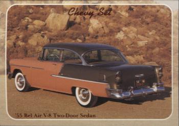 1992 Collect-A-Card Chevy #47 '55 Bel Air V-8 Two-Door Sedan Front