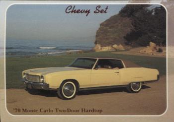 1992 Collect-A-Card Chevy #65 '70 Monte Carlo Two-Door Hardtop Front