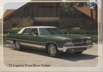 1992 Collect-A-Card Chevy #67 '72 Caprice Four-Door Sedan Front