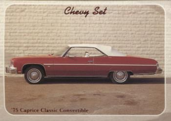 1992 Collect-A-Card Chevy #72 '75 Caprice Classic Convertible Front