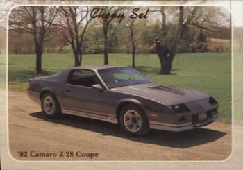 1992 Collect-A-Card Chevy #80 '82 Camaro Z-28 Coupe Front