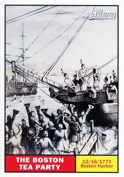2009 Topps American Heritage #102 The Boston Tea Party Front