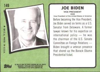 2009 Topps American Heritage #149 Joe Biden Back