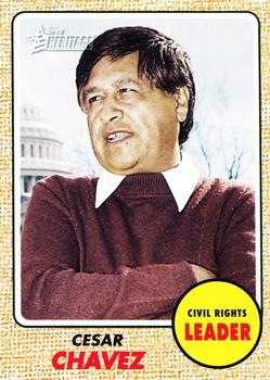2009 Topps American Heritage #57 Cesar Chavez Front