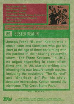2009 Topps American Heritage #85 Buster Keaton Back