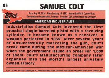 2009 Topps American Heritage #95 Samuel Colt Back