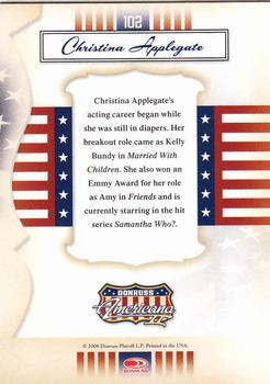 2008 Donruss Americana II #102 Christina Applegate Back