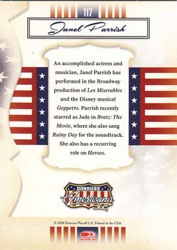 2008 Donruss Americana II #117 Janel Parrish Back