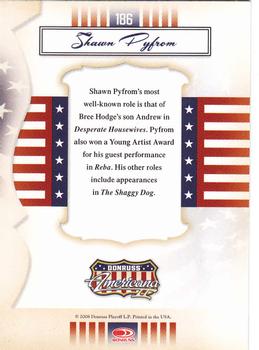 2008 Donruss Americana II #186 Shawn Pyfrom Back