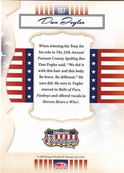 2008 Donruss Americana II #197 Dan Fogler Back