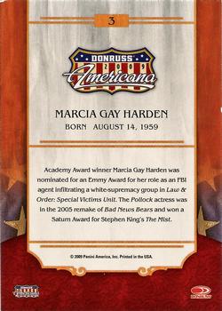 2009 Donruss Americana #3 Marcia Gay Harden Back