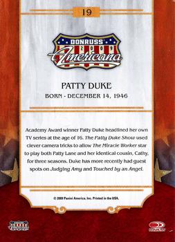 2009 Donruss Americana #19 Patty Duke Back